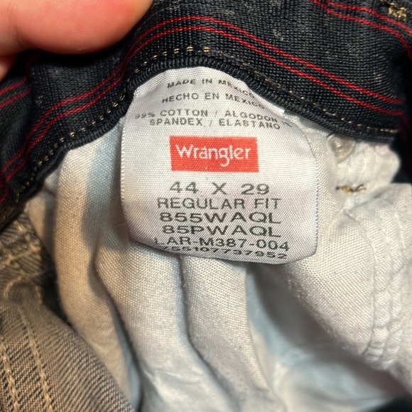 Wrangler Jeans 44x29 Regular Fit - Picture 5 of 6